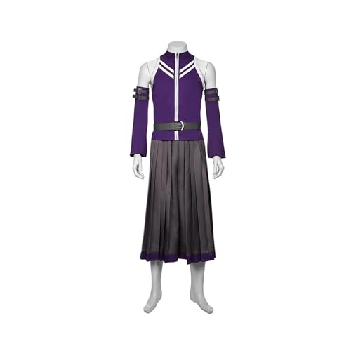 Generisch Gray Fullbuster Cosplay Kostüm Lila Uniform Outfit Halloween Party Komplettset,Purple-3XL von Generisch