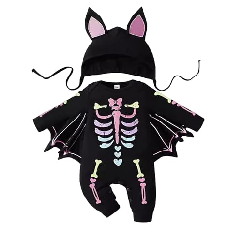 Generisch Halloween Fledermaus Baby Kostüm Langärmliger Strampler Mit Angearbeiteter Ohren Mütze Weicher Bequemer Jumpsuit Für Cosplay Und Karneval Generisch Halloween Fledermaus Baby Kostüm Langärmliger Strampler Mit Angearbeiteter Ohren Mütze Weicher Bequemer Jumpsuit Für Cosplay Und Karneval von Generisch