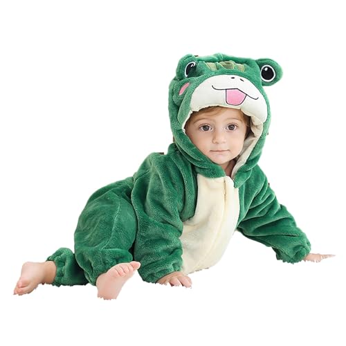 Generisch Halloween-KinderkleidungMädchen Jungen Baby Kleinkind Flanell Tier Pyjamas Crawlsuit Body von Generisch