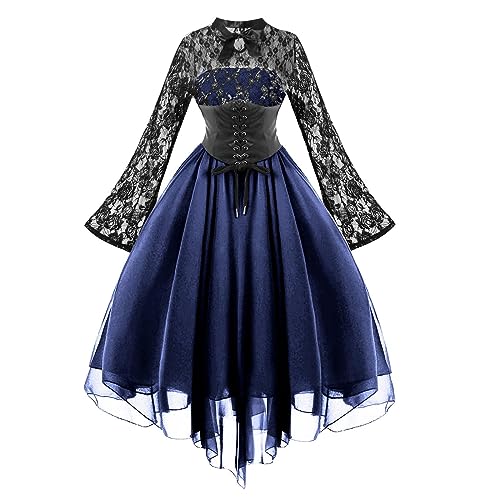Generisch Halloween Kleid Damen Viktorianisches Kleid Mittelalter Kleider Vampir-Kostüm Hexen Gothic Maskerade Fasching Karneval Cosplay Kostüm A-Linie Party Maxikleid Spitzen Vintage Cocktailkleid Generisch Halloween Kleid Damen Viktorianisches Kleid Mittelalter Kleider Vampir-Kostüm Hexen Gothic Maskerade Fasching Karneval Cosplay Kostüm A-Linie Party Maxikleid Spitzen Vintage Cocktailkleid von Generisch