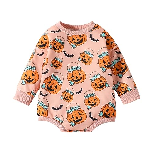 Generisch Halloween Kostüm Kinder Faschingskostüm Maedchen Jungs Kürbis Strampler Sets Helloween Kleidung Sets Fasching Mädchen Kleinkinder Pumpkin Kostueme Baby My First Halloween Karneval von Generisch