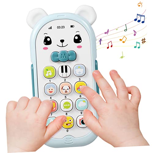 Generisch Handyspielzeug Für Handy Babyspielzeug Für Jungen Spielmatte Kleinkind Musik-Telefon- Säuglinge Mädchen Babyphone Abs von Generisch