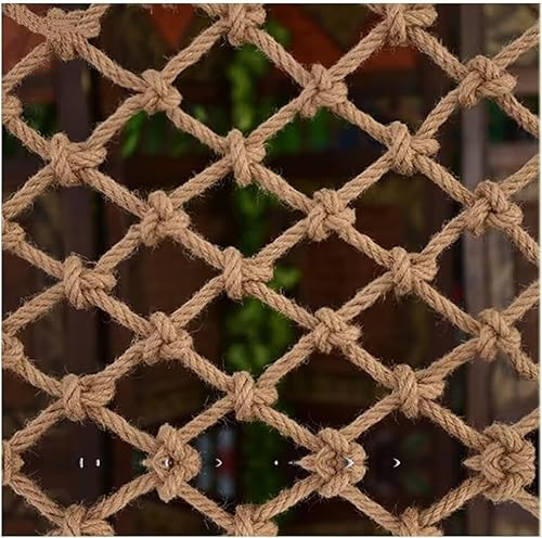 Generisch Hanfseilnetz, Kinderaußengeländer Sicherheitsnetz Treppenzaun Schutznetz Balkon Fallschutznetz Retro Bar Deckendekorationsnetz Handgewebtes Warennetz Mehrzweck Generisch Hanfseilnetz, Kinderaußengeländer Sicherheitsnetz Treppenzaun Schutznetz Balkon Fallschutznetz Retro Bar Deckendekorationsnetz Handgewebtes Warennetz Mehrzweck von Generisch