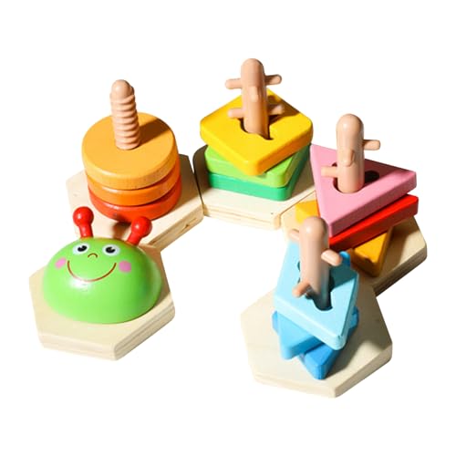 Generisch Holz Stapelspielzeug,Formen Puzzle Spiel | Sinnes Spiel, Pädagogische Lernaktivitäten für Vorschulkinder für und Mädchen für Zuhause, Kita und Reisen Generisch Holz Stapelspielzeug,Formen Puzzle Spiel | Sinnes Spiel, Pädagogische Lernaktivitäten für Vorschulkinder für und Mädchen für Zuhause, Kita und Reisen von Generisch