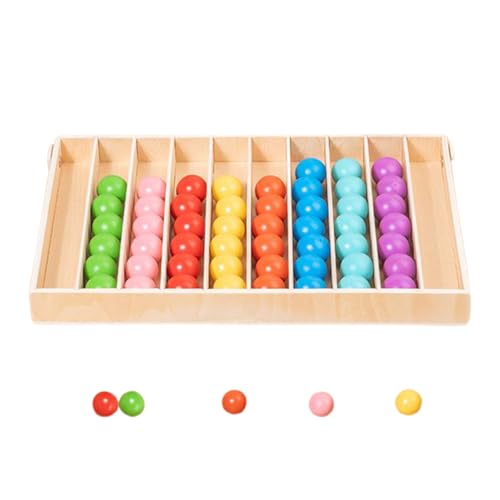 Generisch Holzkugeln Bunt Kleinkinder Spielzeug Pädagogisches Holzspiele Zum Zählen Und Sortieren Farben Lernen Sensorik Bälle Farbensortieren, Bälle Farbensortierspiel Generisch Holzkugeln Bunt Kleinkinder Spielzeug Pädagogisches Holzspiele Zum Zählen Und Sortieren Farben Lernen Sensorik Bälle Farbensortieren, Bälle Farbensortierspiel von Generisch