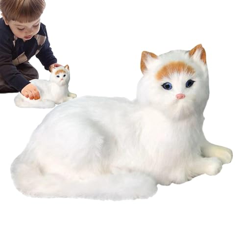 Generisch Katze - Ausgestopfte Katze | Cuddly Toy Cat | Ausgestopfte Katzenplüschkatze | Niedliche Kuscheltiere | Plüsch-Kissenpuppe | Bezaubernde Kuscheltiere Für Kinder von Generisch