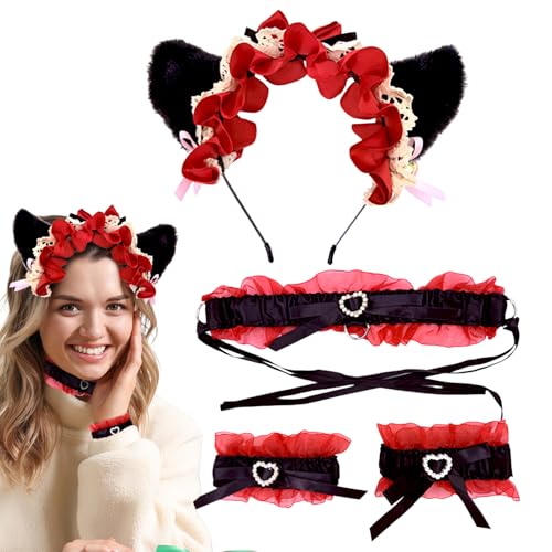 Generisch Katzenohren Stirnband für Frauen, Stirnbandkatze Ohren | Halloween Cat Stirnband mit Glocken | Cosplay -Haarband für Halloween, Weihnachten, Nachtclubs, Valentinstag Generisch Katzenohren Stirnband für Frauen, Stirnbandkatze Ohren | Halloween Cat Stirnband mit Glocken | Cosplay -Haarband für Halloween, Weihnachten, Nachtclubs, Valentinstag von Generisch