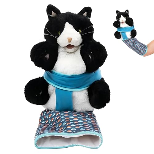 Generisch Katzenpuppen Wrestler, Katzen Wrestling Spielzeug Puppe, Katzen Interactive Hand Puppet Wrestler Spielzeug, Katzenarm Wrestle Spielzeug, für Langeweile BustingTraining und übung von Generisch