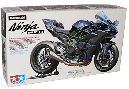 Generisch Kawasak. Ninja H2R Schwarz Ab 2014 14131 Kit Bausatz 1/12 Modell Motorrad Modell Auto von Generisch