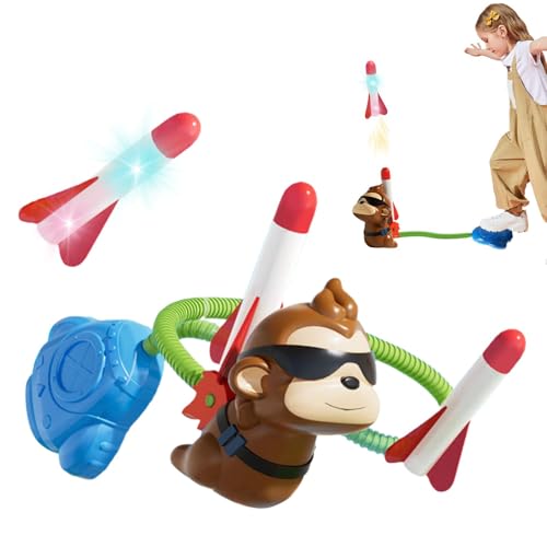 Generisch Kids Rocket Launch Toy, Rocket Stomper für Kinder - Flugzeug Stomper Rocket Foam Startpad,Unterhaltsame Outdoor-Aktivitäten Hochfliegendes Sportspiel für und Mädchen von Generisch