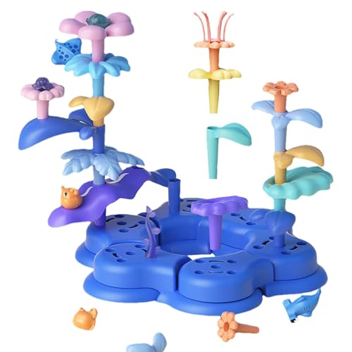 Generisch Kinder-Gartenset, Blumengarten-Spielzeug,Lustiges 61-teiliges Bauspielzeug für Kinder - Spielzeugbausätze, Blumenspielzeug für Familienzeit, Fantasie, praktische Fähigkeiten, Konzentration von Generisch