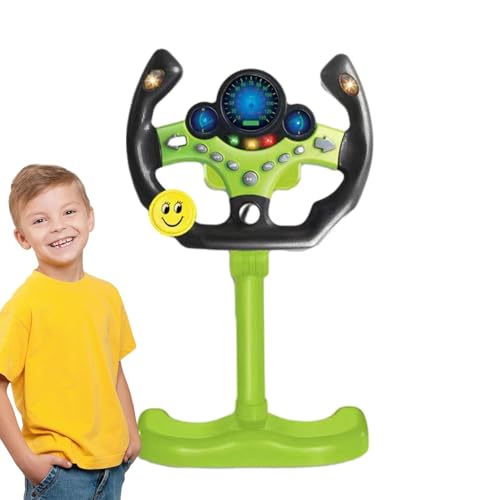 Generisch Kinder Lenkrad Spielzeug Für Auto,Lenkrad Spielzeug,Simuliertes Wasserspielzeug Mit Licht, Musik Und Tonspielzeug,vertikales Simulations Lenkradspielzeug,für Kleinkinder,Junge Und Mädchen, von Generisch