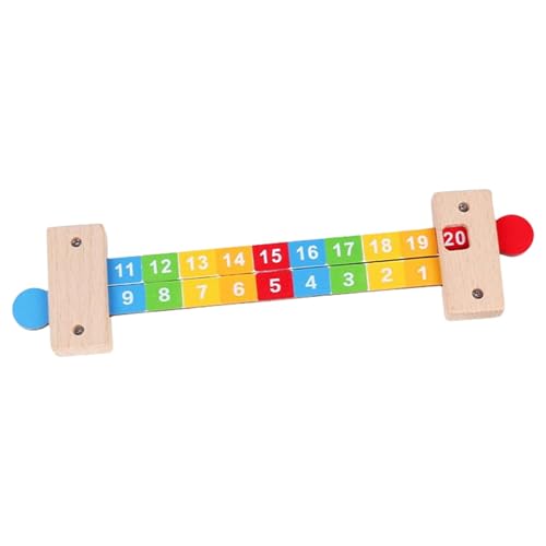 Generisch Kinder Lernen Spiele, Slide Lineal for Mathematics, Interaktive Vorschullernspielzeug Lernen Zahlen Lineal, Lustige Bildungsspielzeug -Vorschulmathematikspiele für den Kindergarten von Generisch