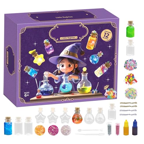 Generisch Kinder Zaubertränke Set | Hexen Zaubertränke Herstellung Und Mischkunst Bastelset,Interaktives Lernspielzeug Für Halloween Zuhause Kindergarten Grundschule Generisch Kinder Zaubertränke Set | Hexen Zaubertränke Herstellung Und Mischkunst Bastelset,Interaktives Lernspielzeug Für Halloween Zuhause Kindergarten Grundschule von Generisch