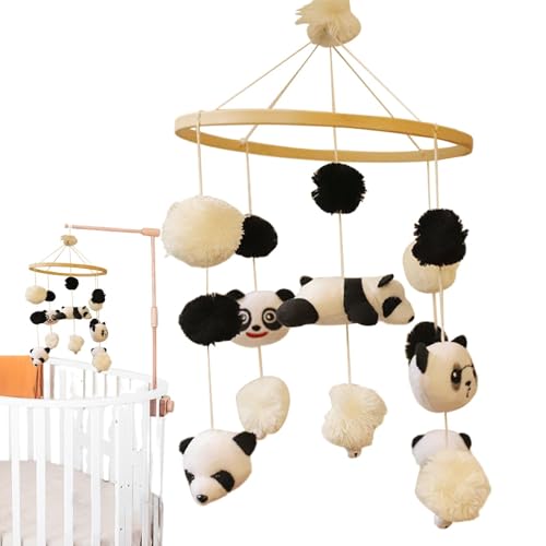 Generisch Kinderautositz-Spielzeug, Mobile für Kinderbett - Kinderzimmer-Mobile-Dekoration | Buntes Autositz-Mobile für Babys, Panda, Astronauten-Design für Kinderzimmer-Dekoration, und Mädchen von Generisch