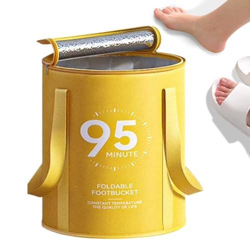 Generisch Klappes Fußbad - tragbares Becken mit Einer rutschfesten Basis | Behälter für häusliche Pflege, Auflage, Dusche, Reisen, Reinigung, optimierte Temperaturkontrolle Generisch Klappes Fußbad - tragbares Becken mit Einer rutschfesten Basis | Behälter für häusliche Pflege, Auflage, Dusche, Reisen, Reinigung, optimierte Temperaturkontrolle von Generisch