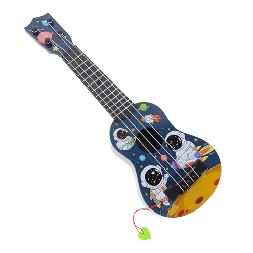 Generisch Kleine Gitarre Im Chinesischen Stil Früherziehung Ukulele Raumfahrt-Ukulele Kindergitarre Akustisch Junge Ukulele Gitarre Kleine Akustikgitarre Gitarre Für Plastik von Generisch