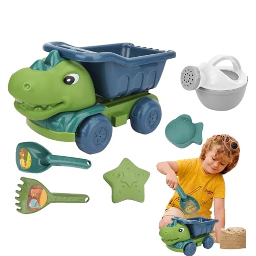 Generisch Kleinkindstrandspielzeug - Tiersandbadsformen und Muldenwagenset | Einfach zu bedienende Dinosaurier-Sandbox-Spielzeug, tragbare Sandspielwerkzeuge für Kleinkinder, im Freien für, Garten Generisch Kleinkindstrandspielzeug - Tiersandbadsformen und Muldenwagenset | Einfach zu bedienende Dinosaurier-Sandbox-Spielzeug, tragbare Sandspielwerkzeuge für Kleinkinder, im Freien für, Garten von Generisch