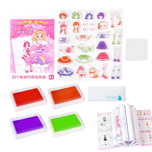 Generisch Mädchen Stempel Malbuch | Verkleidungsspiel Für Kinder Rollenspiel,Lernspielzeug Für Mädchen Zu Ostern & Kindertag Mit Farbenfrohen Gestaltungsmöglichkeiten Generisch Mädchen Stempel Malbuch | Verkleidungsspiel Für Kinder Rollenspiel,Lernspielzeug Für Mädchen Zu Ostern & Kindertag Mit Farbenfrohen Gestaltungsmöglichkeiten von Generisch