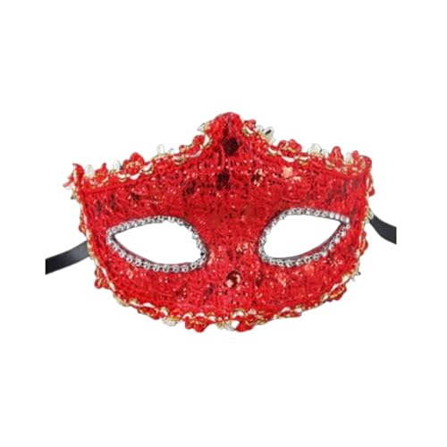 Generisch Maskerade Maske Schwarz Vintagen Karneval Party Masquerade Maske Maskenball Maske Grusel Ball Prom Kostüm Spitze Maske Lace Maserade Karneval Tiermaske für Damen von Generisch