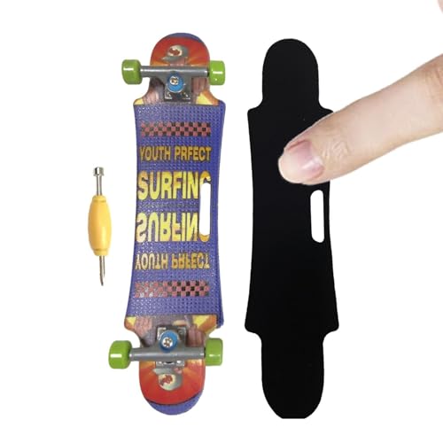 Generisch Mini-Skateboards - Rutschfestes kreatives Mini-Skateboard - Lernspielzeug, professionelle, langlebige Finger-Skateboards für Kinder, Erwachsene, Teenager, Starter von Generisch