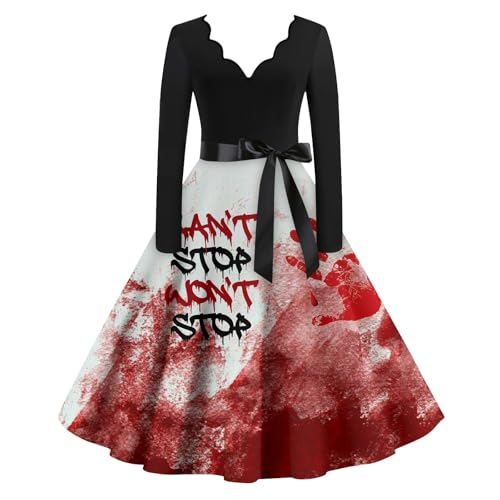 Generisch Mittelalter Kleid Halloween Kostüm Damen Hexe Große Größen Mittelalter Dress Halloweenkostüm Hexenkleid Medieval Lang Oberteil Adult Frauen Elegant Kleidung 2#grau 3XL Generisch Mittelalter Kleid Halloween Kostüm Damen Hexe Große Größen Mittelalter Dress Halloweenkostüm Hexenkleid Medieval Lang Oberteil Adult Frauen Elegant Kleidung 2#grau 3XL von Generisch