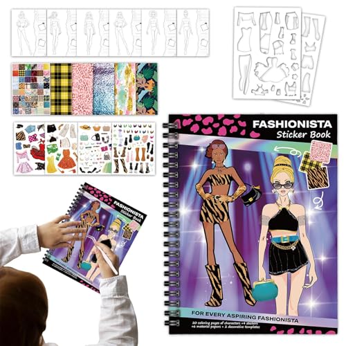 Generisch Mode Stickerbuch,Wiederverwendbares Kreativitätsbuch | Pädagogisches Lernspielzeug Zur Förderung Feinmotorik Für Kinder Generisch Mode Stickerbuch,Wiederverwendbares Kreativitätsbuch | Pädagogisches Lernspielzeug Zur Förderung Feinmotorik Für Kinder von Generisch