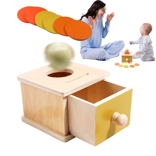 Generisch Münze und Ball - Coin Box | Babyspielzeug 1 Jahr alt | -Bildungsinstrumente | Mehrfachform -Rätsel Schubladenspielzeug | Lernen Spielzeug Kleinkinder Kinder Kinder von Generisch