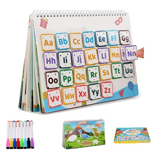 Generisch My Preschool Busy Book, Education Workbook Activity Binder Learning Toys, Busy Book Preschool Learning Activities, Newest 12 Different Themes Preschool Busy Book Age 2-4 (1Pcs) von Generisch