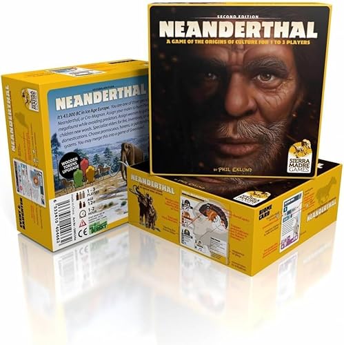 Generisch Neanderthal BRETTSPIEL | EIN STRATEGISCHES Spiel ÜBER DIE MENSCHLICHE Evolution VON Phil EKLUND von Generisch