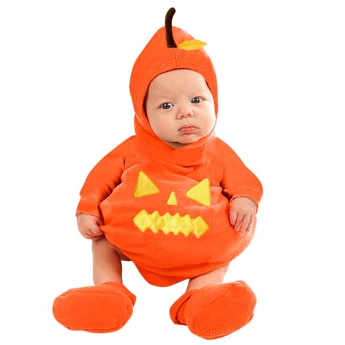 Generisch Neugeborenen Halloween Kürbis Kostüm für Kinder Mit Hut Schuhüberziehern Unisex BabyHalloween Kostüm Kürbis Kinder Kurbis Strampler für Halloween Karneval, Cosplay Generisch Neugeborenen Halloween Kürbis Kostüm für Kinder Mit Hut Schuhüberziehern Unisex BabyHalloween Kostüm Kürbis Kinder Kurbis Strampler für Halloween Karneval, Cosplay von Generisch