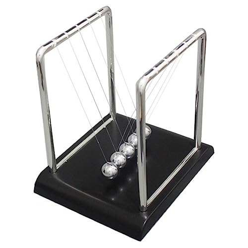 Generisch Newton schwingt den Ball Newton Wiegenpendel Wissenschaft schwingende Bälle für kinderspielzeug Newton-Cradle-Balance-Ball Einzigartiger Newton Balance Ball Black von Generisch