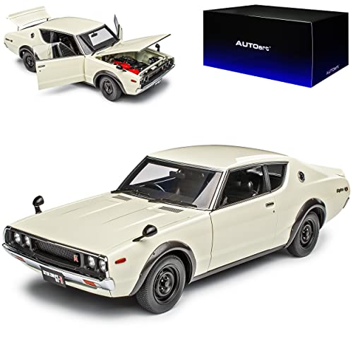 Generisch Nisan Skyline 2000 GT-R KPGC110 Typ C110 Coupe Weiss 1972-1977 77472 1/18 AutoArt Modell Auto von Generisch