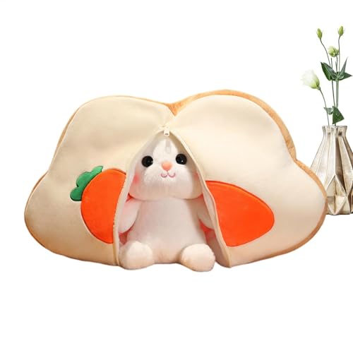 Generisch Obsthasen Plüsch, Hase transformiert | Kleine Stofftiere - Süße stickige Puppe, Bunny Plushie Doll, Toast Design für Kinder Erwachsene, Mädchen von Generisch