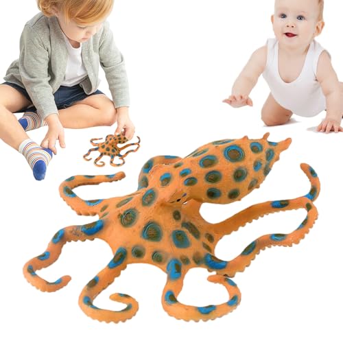 Generisch Oktopus Figur,Blau beringte Oktopusfigur - Kleine Meerestierfiguren Ozeantier Lernspielzeug Requisite Desktop-Dekoration, Oktopus-Spielzeug Ring Oktopus-Modell Partyzubehör Ku Generisch Oktopus Figur,Blau beringte Oktopusfigur - Kleine Meerestierfiguren Ozeantier Lernspielzeug Requisite Desktop-Dekoration, Oktopus-Spielzeug Ring Oktopus-Modell Partyzubehör Ku von Generisch
