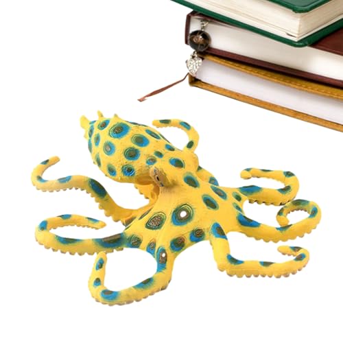 Generisch Oktopus-Spielzeug | Blau beringte Oktopusfigur,Kleine Meerestierfiguren Ozeantier Lernspielzeug Requisite Desktop-Dekoration Ring Oktopus-Modell Partyzubehör Ku Generisch Oktopus-Spielzeug | Blau beringte Oktopusfigur,Kleine Meerestierfiguren Ozeantier Lernspielzeug Requisite Desktop-Dekoration Ring Oktopus-Modell Partyzubehör Ku von Generisch