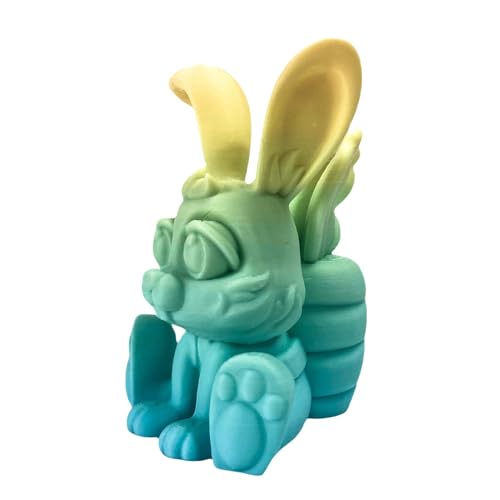 Generisch Ostereifiguren, 3D -gedruckte Eier | Festival Figur Bunny Toy | Bunny Fidget Toy Osterdekorationen für Garten Schlafzimmer Tisch Esszimmer Mantel von Generisch