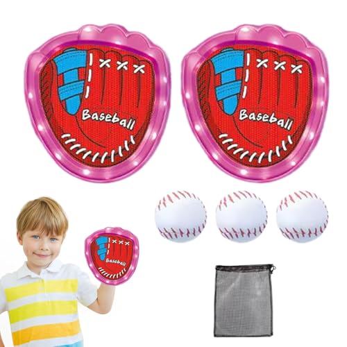 Generisch Paddle Ball Toss and Catch, Fangballspiel | Ballfangspiele - Paddel-Wurf- und Fangball-Spielset, Ballfang-Set, lustiges Eltern-Kind-Interaktions-Outdoor-Spielzeug für Sport im Freien von Generisch