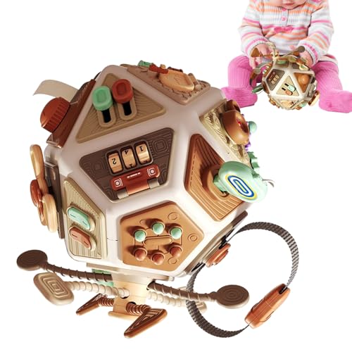 Generisch Pädagogischer Baby Aktivitätswürfel,Vorschulpädagogik Lernaktivität | Frühförderung Pädagogisches Interaktives Spielzeug | Für Kinderwagen Autositz Zuhause Generisch Pädagogischer Baby Aktivitätswürfel,Vorschulpädagogik Lernaktivität | Frühförderung Pädagogisches Interaktives Spielzeug | Für Kinderwagen Autositz Zuhause von Generisch