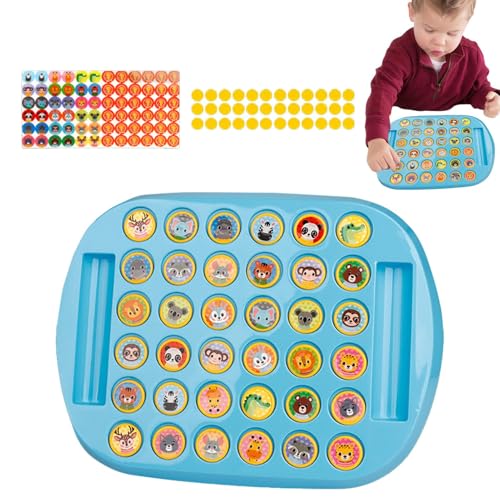 Generisch Passendes Schachspiel für Kinder, passendes Puzzlespiel | Musterbeobachtungs-Matching-Brettspiel,Mehrzweck-Lernspielzeug für Reisen, Outdoor, Zuhause, Schule von Generisch