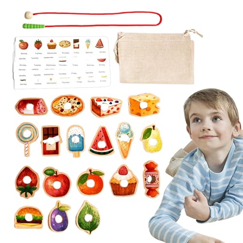 Generisch Perlen Für Kleinkinder - Pädagogisches Lernspielzeug - Pädagogisches Lernspiel mit Sortierfunktion ab 3 Jahre für Kindergartenkinder und Mädchen aus Holz Generisch Perlen Für Kleinkinder - Pädagogisches Lernspielzeug - Pädagogisches Lernspiel mit Sortierfunktion ab 3 Jahre für Kindergartenkinder und Mädchen aus Holz von Generisch