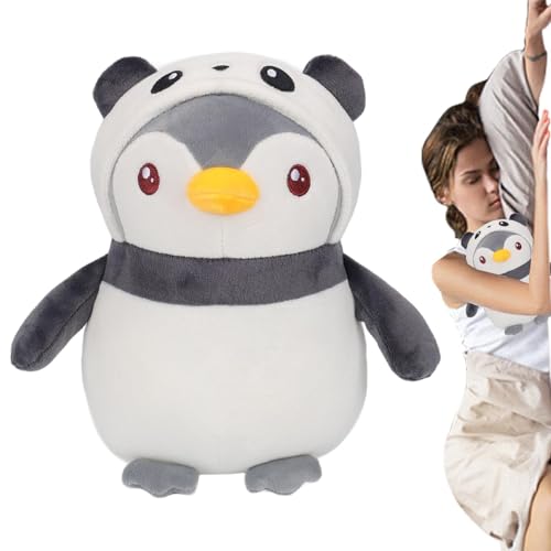 Generisch Pinguin Stofftier Plüsch,Pinguin Plüschtier, Kuscheltier Pinguin Plüschpuppenspielzeug, Hautfreundliches Pinguin-Schlaf-Umarmungs-Plüschkissen für Schlafzimmer und Wohnzimmer von Generisch