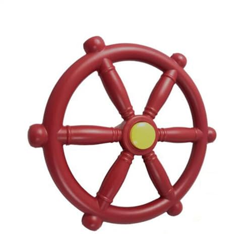 Generisch Pirate Ship Wheel-Tragbares Spielplatz-Schaukel-Set-Add-Ons, Robustes Schiffslenkrad Für Themenpark, Lang Anhaltende Spielausrüstung Im Freien Für Gartenspaß, Hinterhofspielstruktur von Generisch