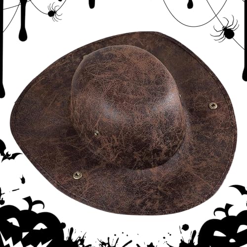 Generisch Piraten Kapitän Hut | Leder Kolonial Dreieckshut - Kostüm Requisite Für Halloween Cosplay Theateraufführung Schulfeste Party Generisch Piraten Kapitän Hut | Leder Kolonial Dreieckshut - Kostüm Requisite Für Halloween Cosplay Theateraufführung Schulfeste Party von Generisch