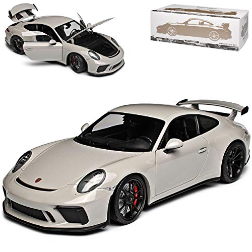 Generisch Porsche 911 991 GT3 Coupe Grau Modell 2013-2019 Version Ab 2017 limitiert 222 Stück 1/18 Minichamps Modell Auto von Generisch