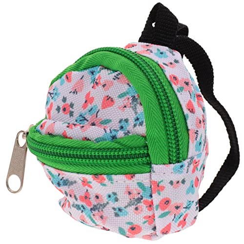 Generisch Puppenrucksack Mini Tasche Reiserucksack Mikroszenenverzierungen Rucksack Aus Puppenstoff Bjd Puppe Rucksack Schulranzen-Ornament Puppe Kostümschmuck Polyester von Generisch