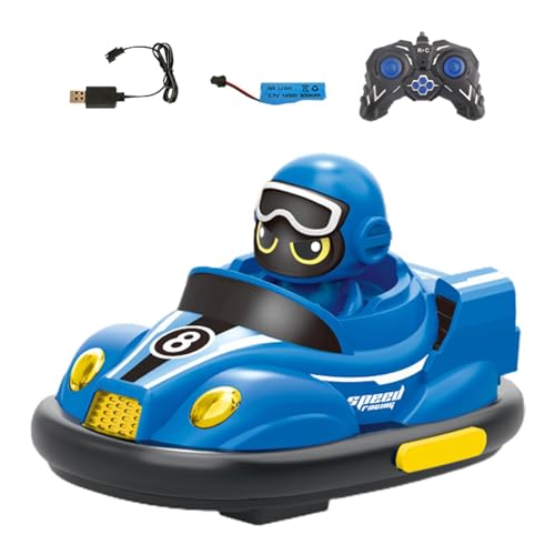 Generisch RC -Auto für Kleinkind, RC Stoßfängerauto Set - Fernbedienung Autospielzeugset,Wiederaufladbares Fahrzeug -Playset -Battle -Spiel für Indoor & Outdoor von Generisch