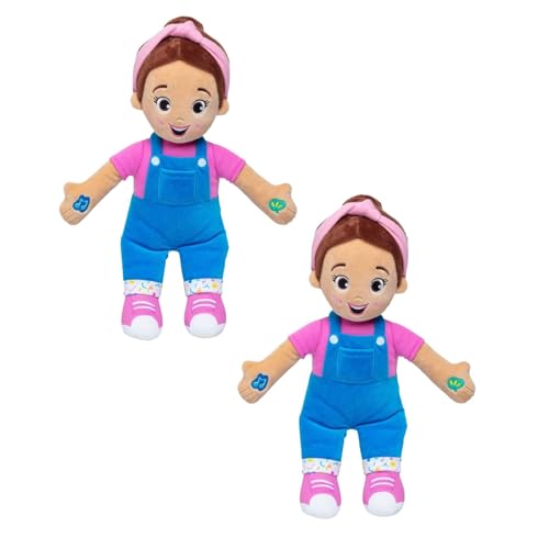 Generisch Rachel Singing and Learning Plush Doll, Soft Plush Body - Music, Sounds, Cute Ladies Doll, Anxiety Relief for Adults, Sleep Buddy for Adults Sleeping Singing Talking Stuffed Baby Toy (2pcs) von Generisch