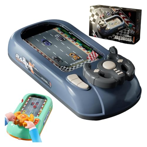 Generisch Racing Adventure Car Steering Wheel Toy - 2025 New Simulation Driving Steering Wheel Toys with Sound, Upgrade Toddler Simulated Driving Racing Car Game with Sound (Gray) von Generisch