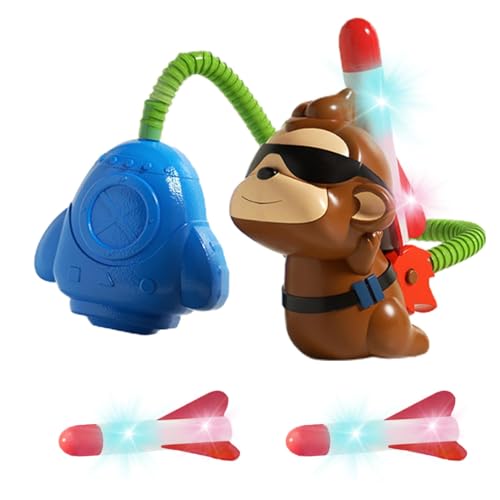 Generisch Raketen für Kinder, Raketenspielzeug,Step on Rocket Launch Stomper Toys | Sprungraketen-Startset, Gartenspielzeug, lustiges Schaumstoff-Raketenstartspielzeug für draußen und drinnen von Generisch